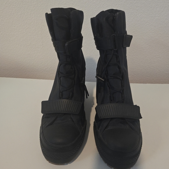 Converse Black Combat Boots for Women - Picture 1 of 7